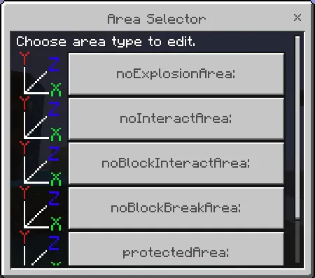 Area Selector GUI: Screenshot 1