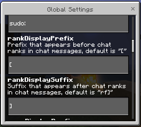 Global Settings GUI: Screenshot 3
