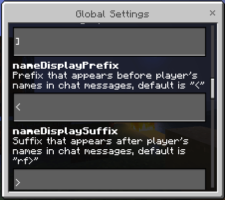 Global Settings GUI: Screenshot 4