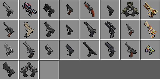 List of Pistols