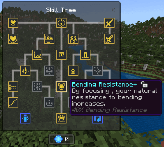 Earth Skill Tree: Bending Resistance+ Skill