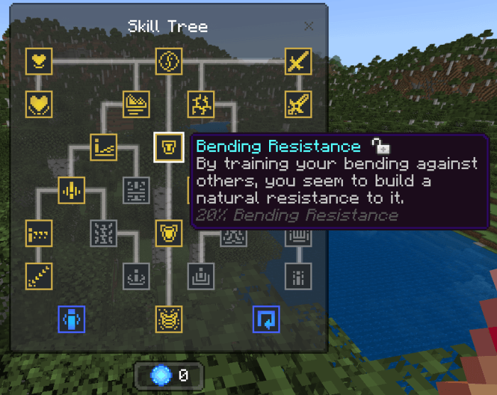 Earth Skill Tree: Bending Resistance Skill