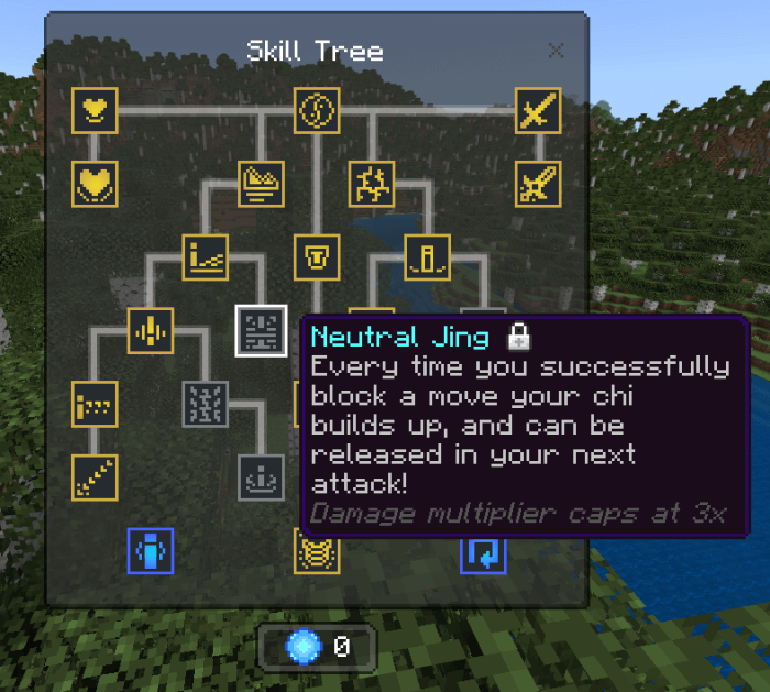 Earth Skill Tree: Neutral Jing Skill