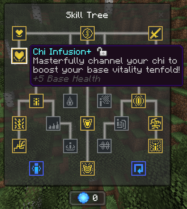 Fire Skill Tree: Chi Infusion+ Skill