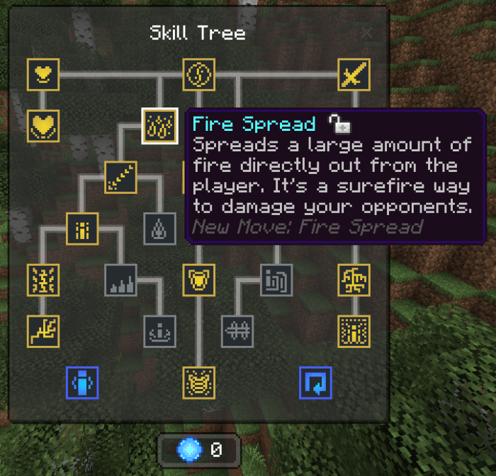 Fire Skill Tree: Fire Spread Skill