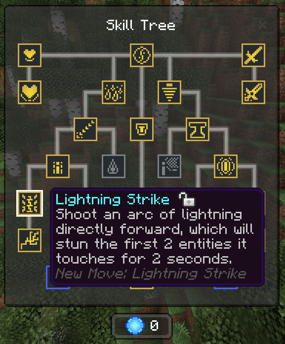Fire Skill Tree: Lightning Strike Skill