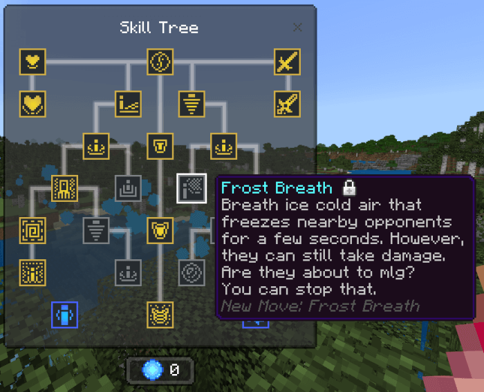 Water Skill Tree: Frost Breath Skill