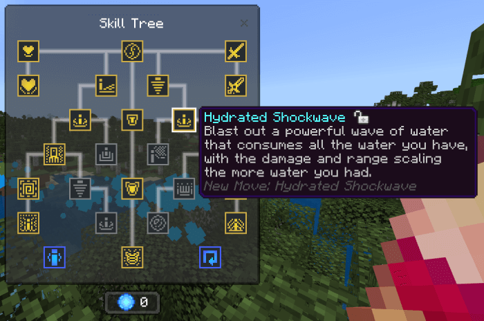 Water Skill Tree: Hydrated Shockwave Skill