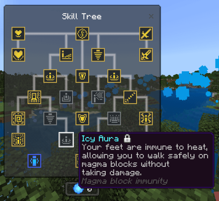 Water Skill Tree: Icy Aura Skill