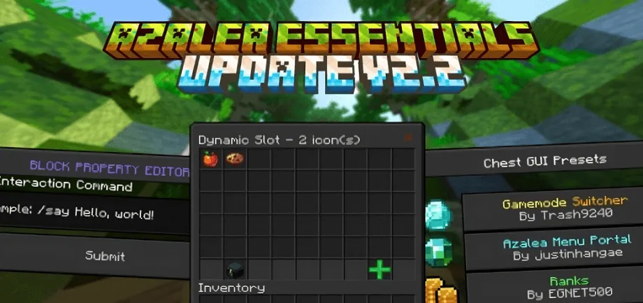 Thumbnail: Azalea Essentials | Update V2.2 Beta 8