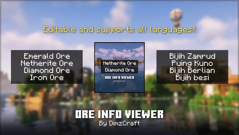 Thumbnail: Ore Info Viewer