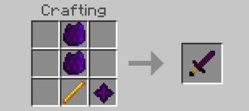 Ender Dragon Sword Recipe