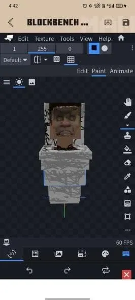 Skibidi Toilet in Blockbench №6