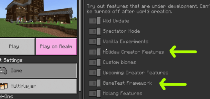 Experimental Features