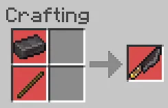 Netherite Knife Recipe
