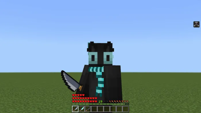 Player with Knife