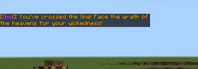 Warning from GOD