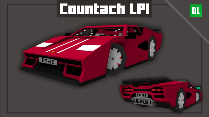 Lamborghini Countach: Model 2