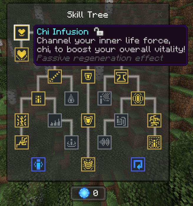 Fire Skill Tree: Chi Infusion Skill