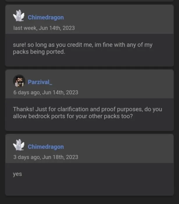Chimedragon's Permission for Parzival_