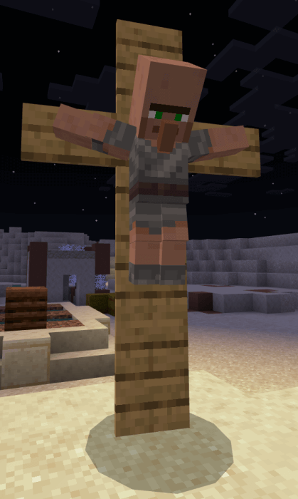 Crucified Villager: Screenshot