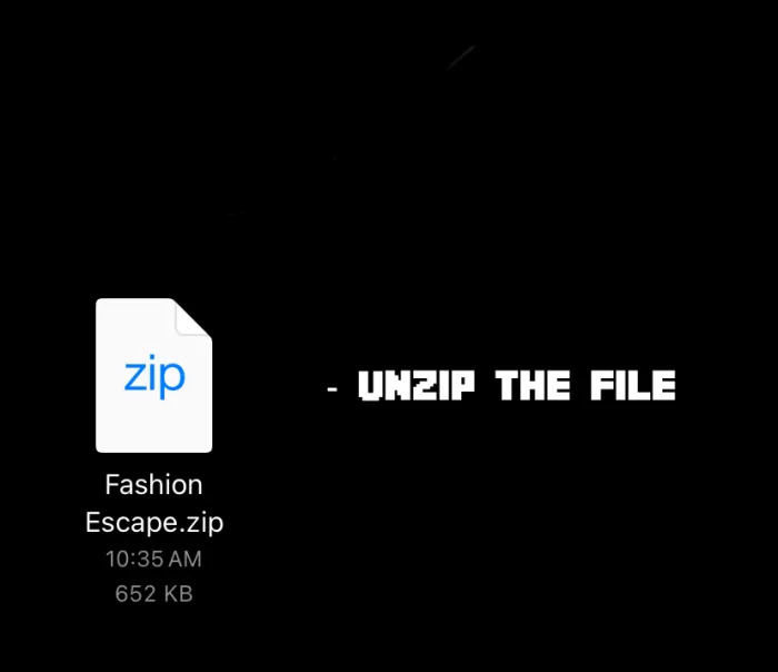Fashion Escape Installation: Step 2