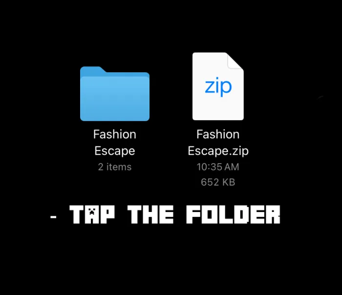 Fashion Escape Installation: Step 3