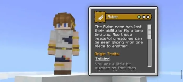 Avian Origin Description