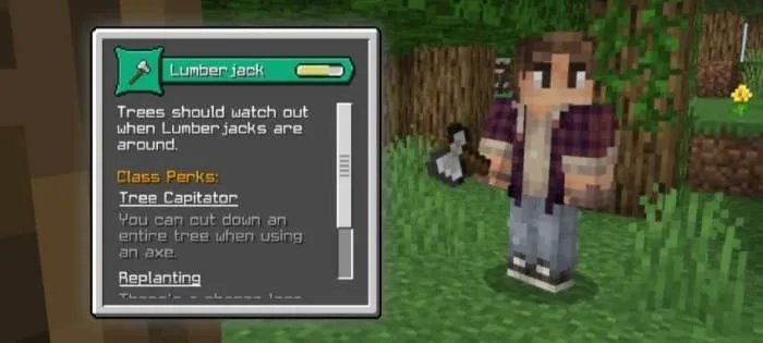 Lumberjack Class Description