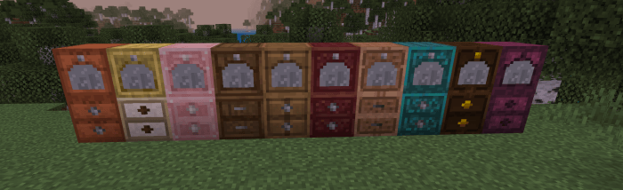 Cabinets and Drawers: Screenshot