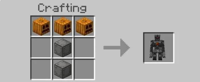 Mutant Iron Golem Recipe