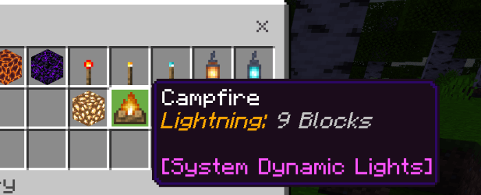 Campfire Lighting Info