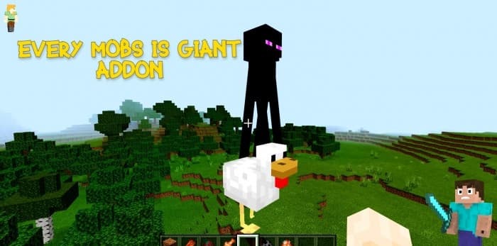 Minecraft But, Every Mob is Giant: Screenshot 1
