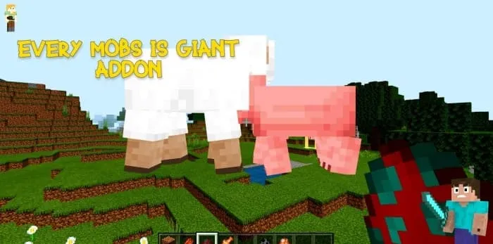 Minecraft But, Every Mob is Giant: Screenshot 2