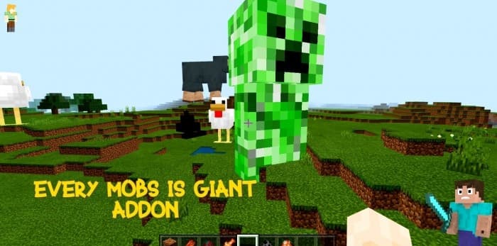 Minecraft But, Every Mob is Giant: Screenshot 4