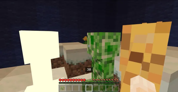 Minecraft, But There's a Random Cube Every Minute: Screenshot 1