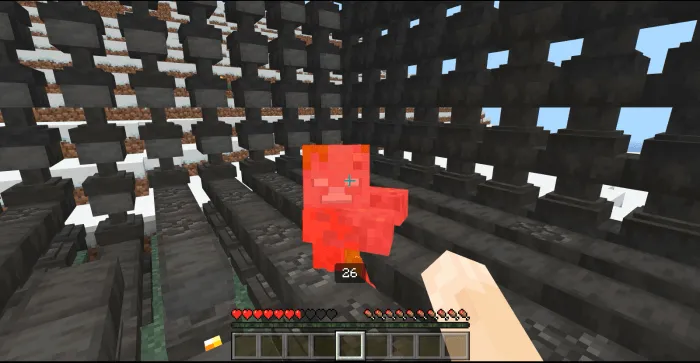Minecraft, But There's a Random Cube Every Minute: Screenshot 2