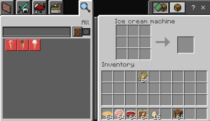 Icecream Machine Recipes