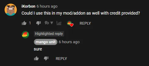 Permission for Blaze by mango unit