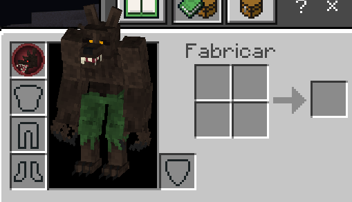 Player with Werewolf Outfit