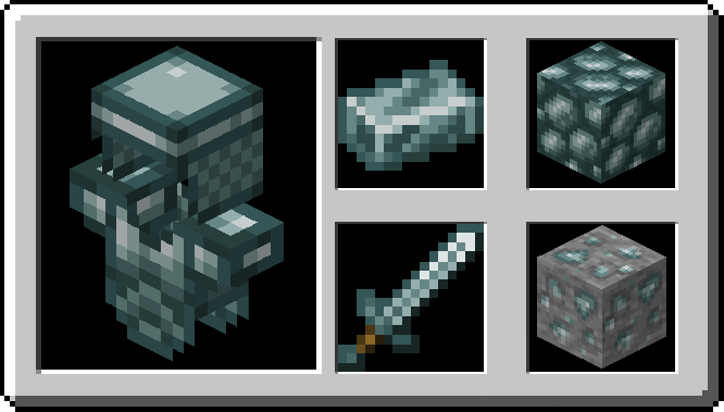 Argent Armor, Items and Blocks