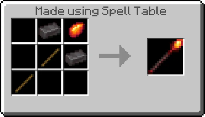Fire Staff Recipe