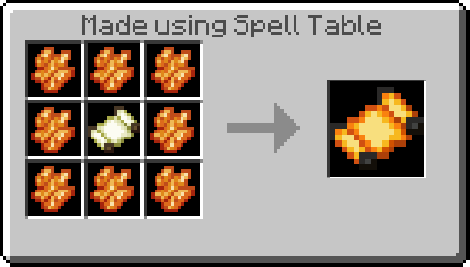 Fireball Scroll Recipe