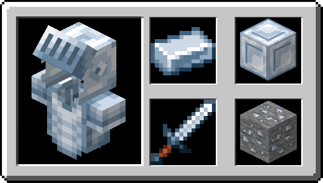 Mithril Armor, Items and Blocks