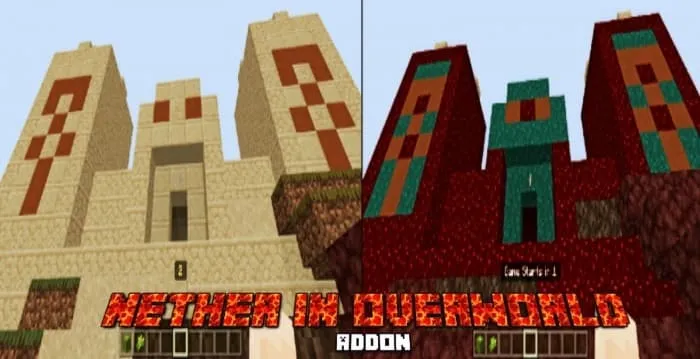 Nether In Overworld: Screenshot 1