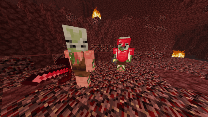 Ancient Zombie Pigman Villagers: Screenshot 2