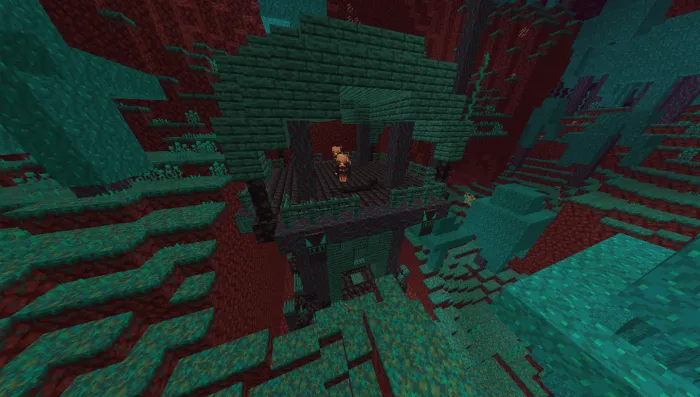 Warped Piglin Outpost