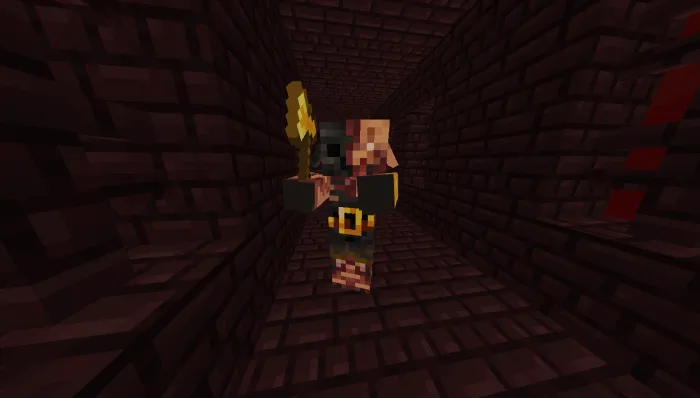 Withered Zombie Piglin Brute: Screenshot 2