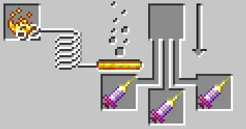 Zombie Piglin Syringe Recipe (Step 2)
