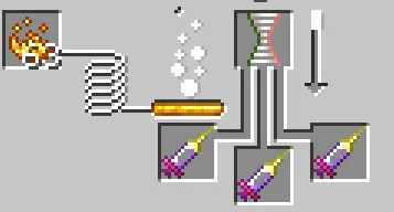 Zombie Pigman Syringe Recipe (Step 1)